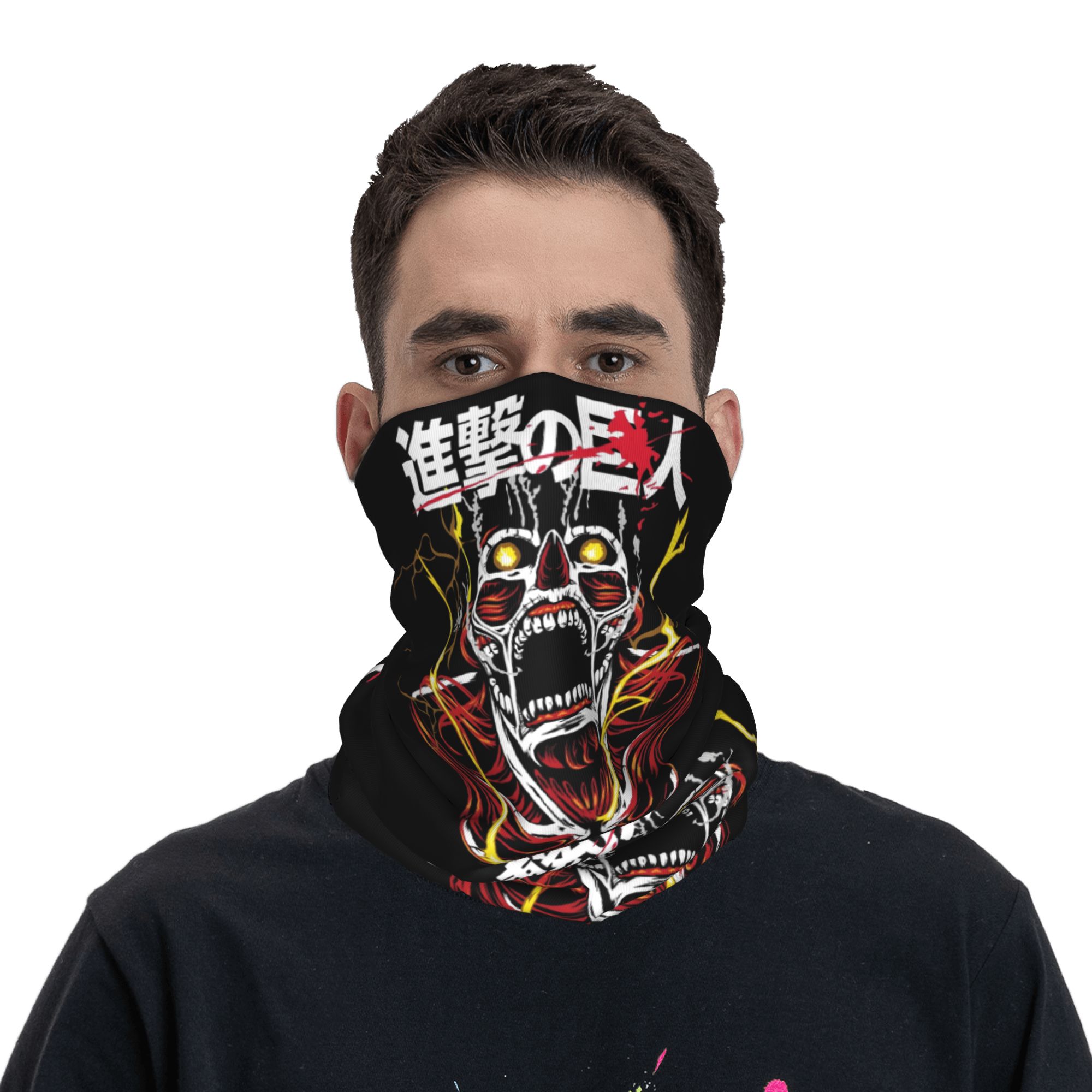 Men Accessories For Neck - Skull Japane Manga Attack on Titan