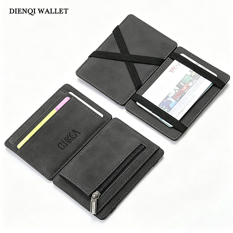 PU Leather Magic Wallet Men Bu - Bifold Leather Wallet review and price
