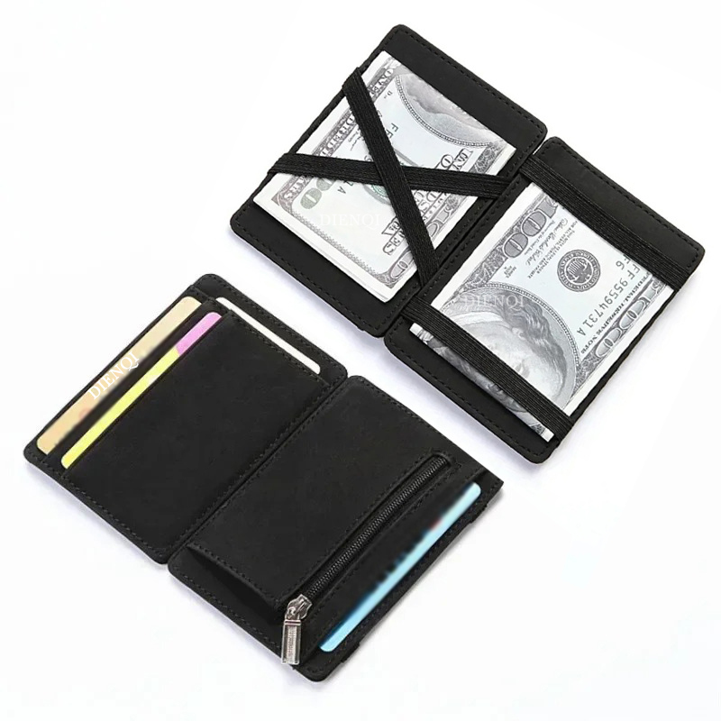 PU Leather Magic Wallet Men Bu - Bifold Leather Wallet review and price