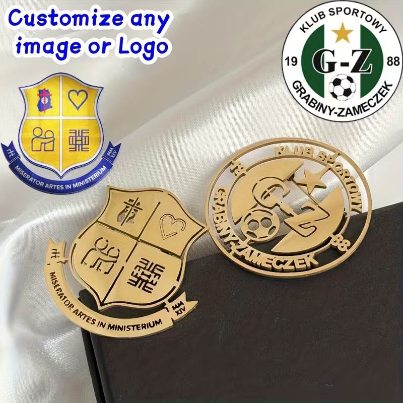Custom Logo Brooch Simple Crea - Men Accessories Logo review and price