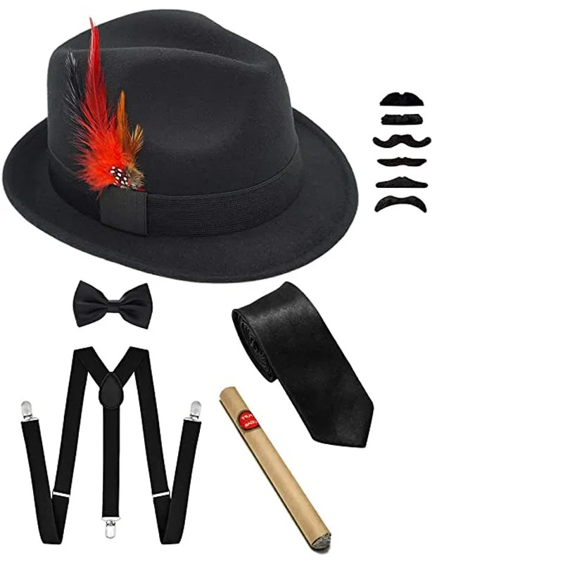 Halloween 20S Cosplay Costumes - Men'S Accessories In The 1920S review and price