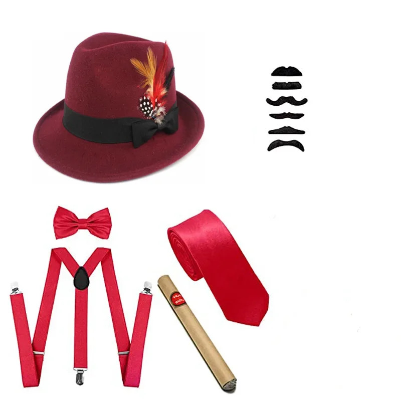 Halloween 20S Cosplay Costumes - Men'S Accessories In The 1920S review and price
