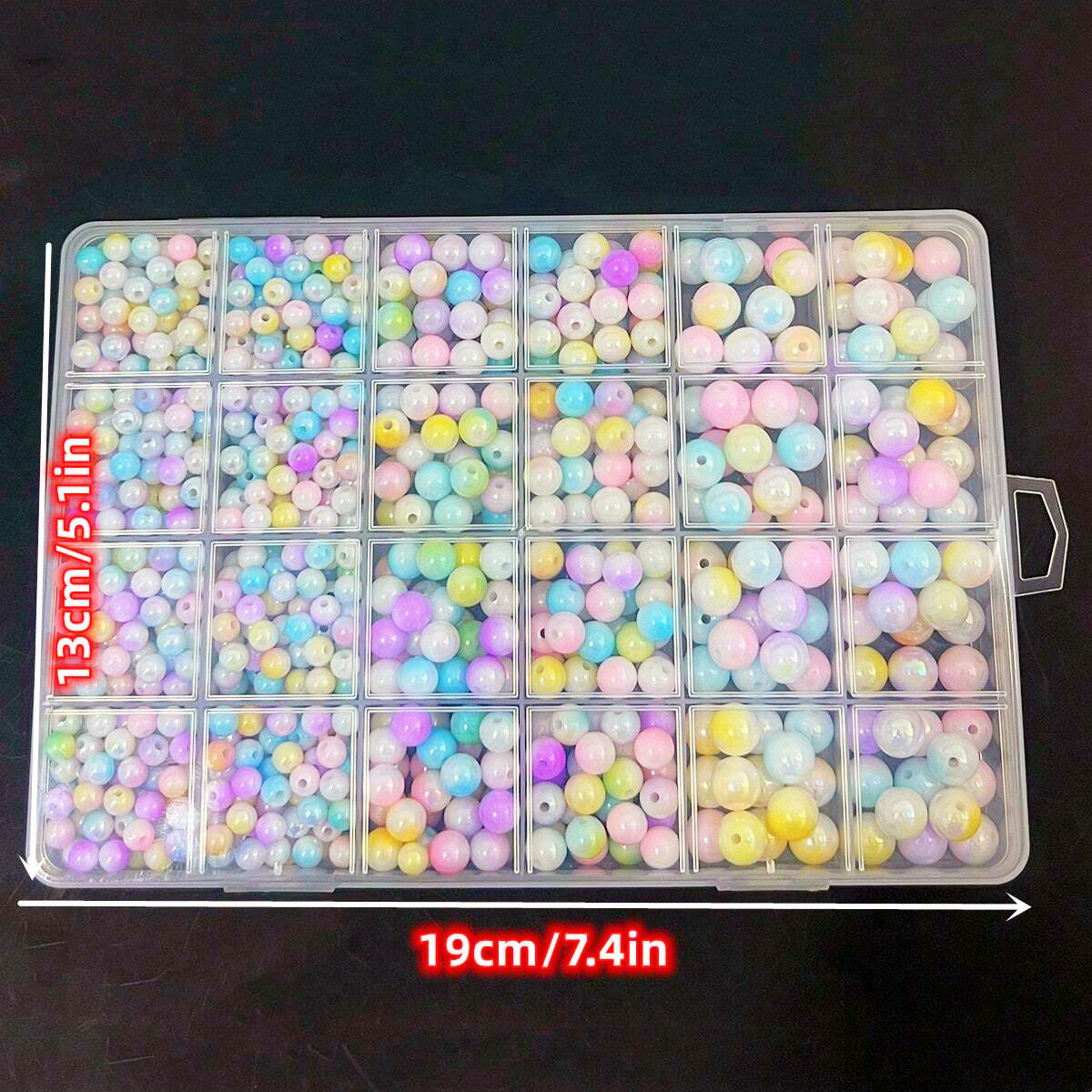 800pcs/24 grid set box 6mm/8mm - Men Accessories Earrings review and price