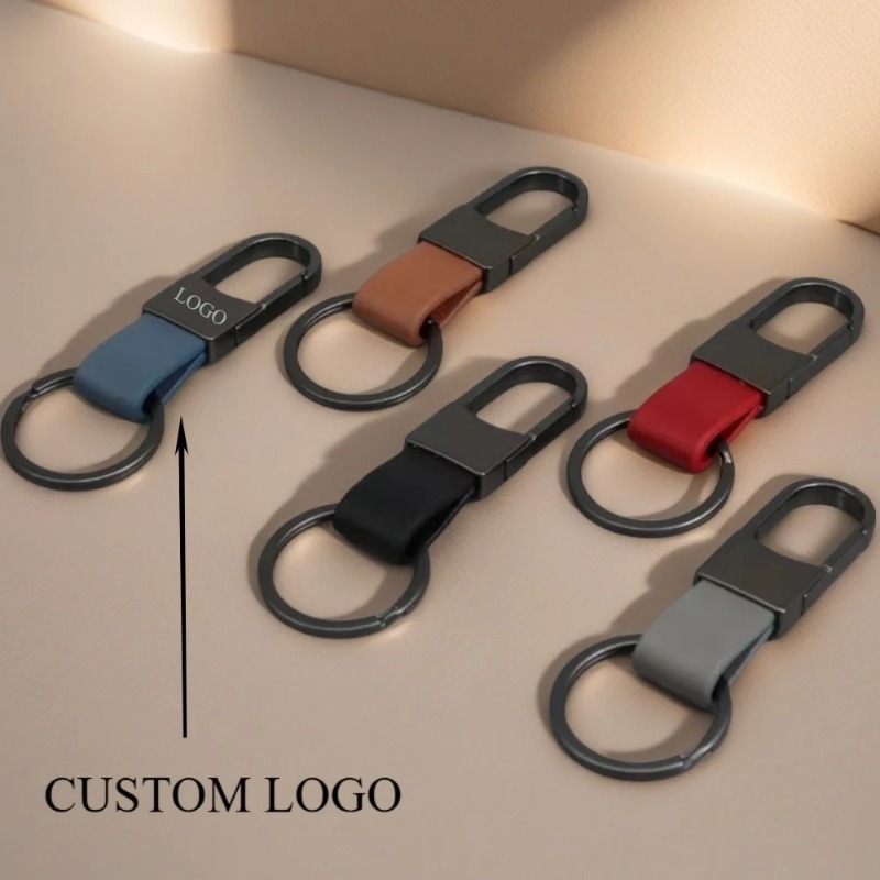 Fashion Leather Keychains Cust - Men Accessories Logo review and price