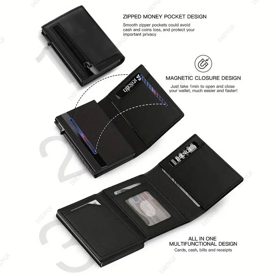 OUIO Rfid Credit Card Holder W - Card Case Minimalist review and price