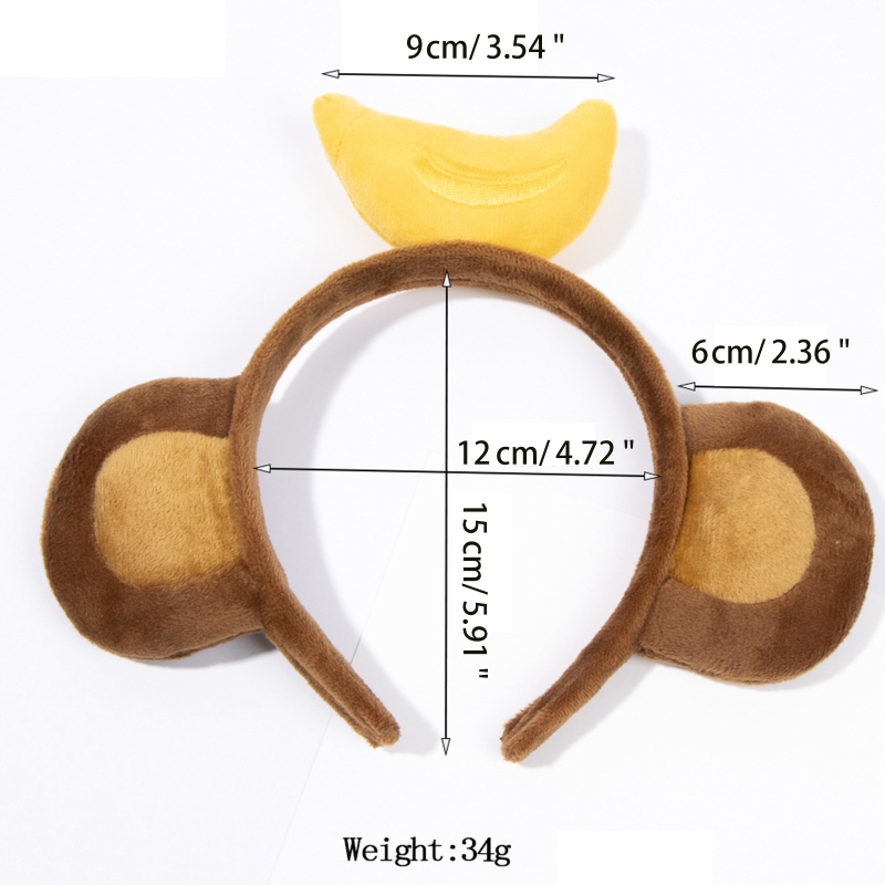 Cartoon Animal Headbands Soft  - Men Accessories Earrings review and price