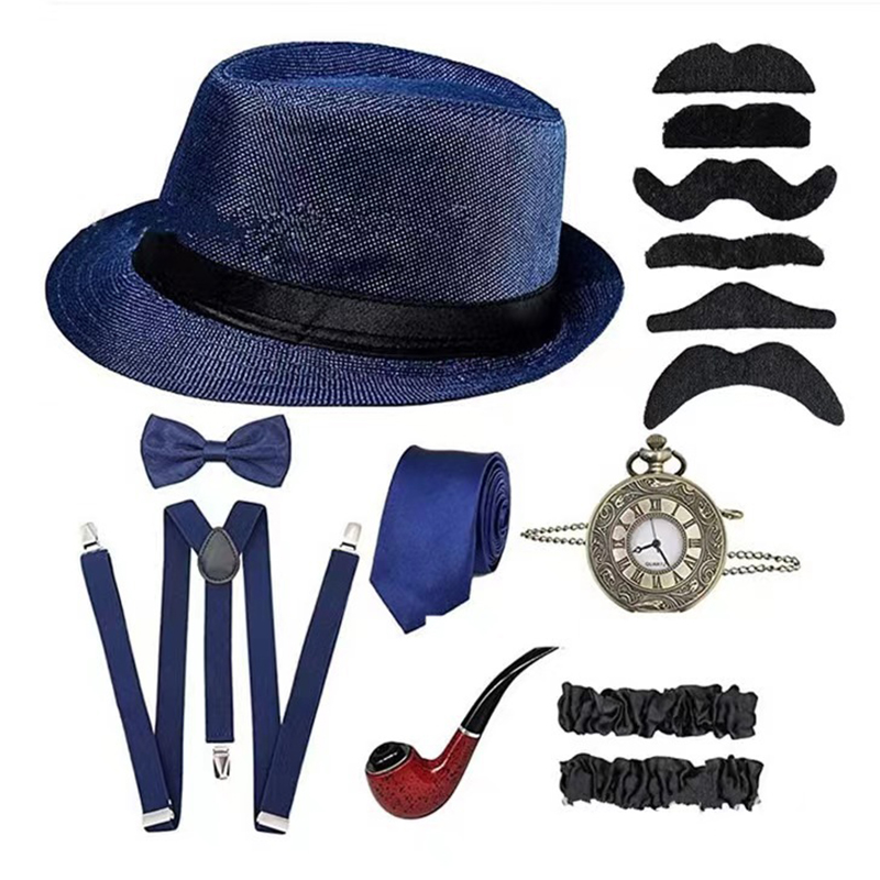 Halloween Cosplay 1920s Men Ac - Men'S Accessories In The 1920S review and price
