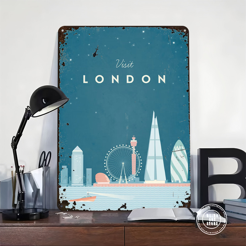 London Metal Poster Custom Wal - Men'S Accessories London review and price