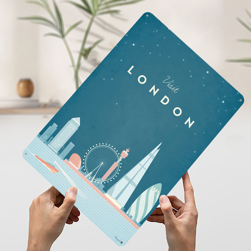 London Metal Poster Custom Wal - Men'S Accessories London review and price