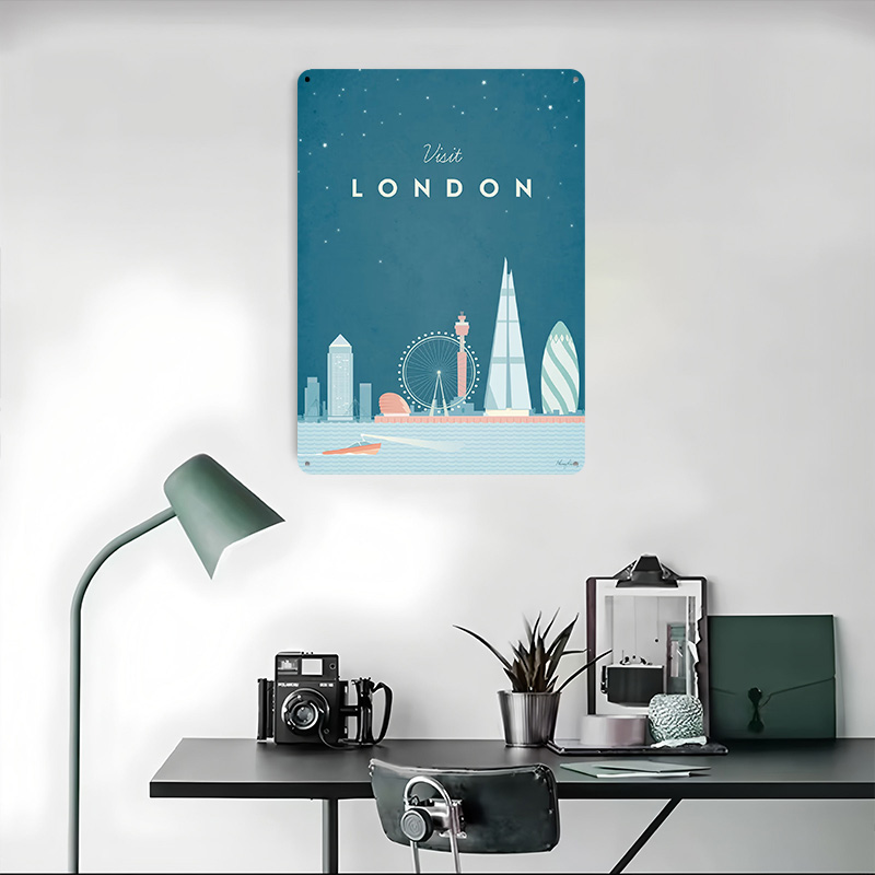 London Metal Poster Custom Wal - Men'S Accessories London review and price