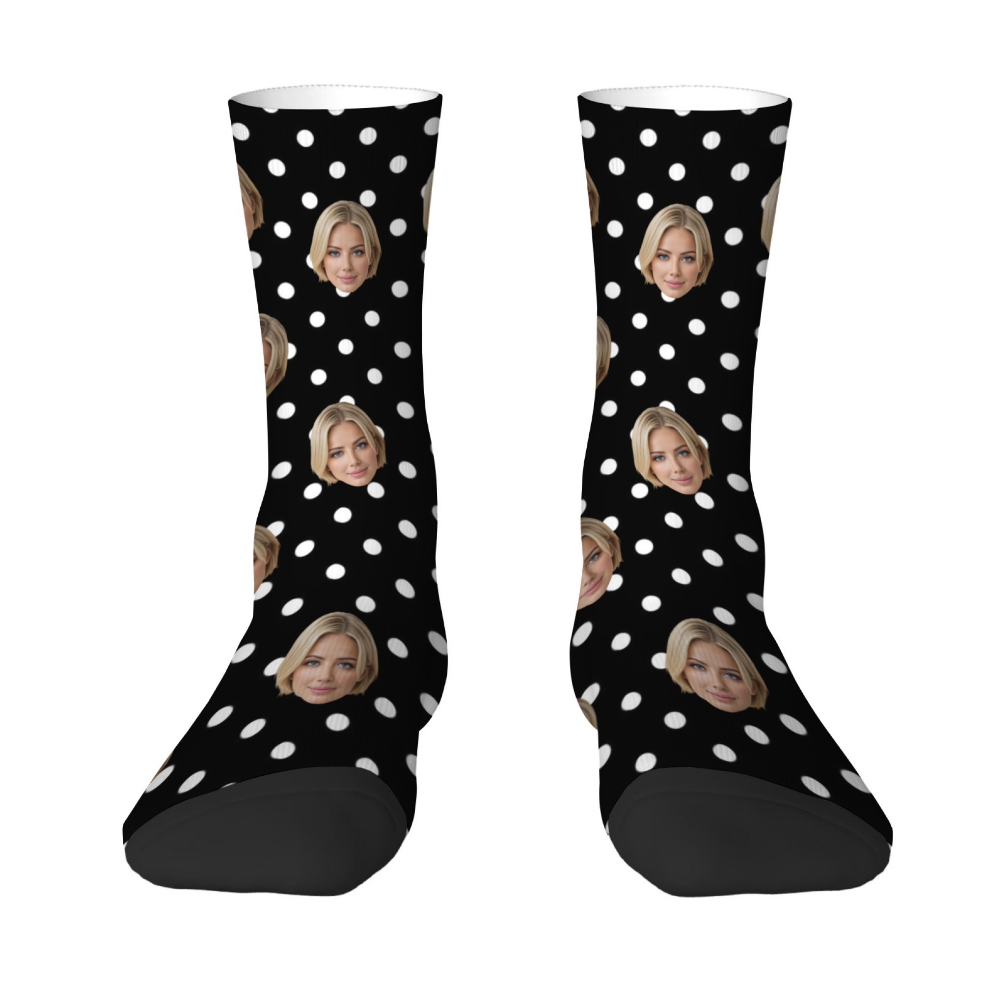 Custom Face Socks with Retro p - Men Accessories Photos review and price
