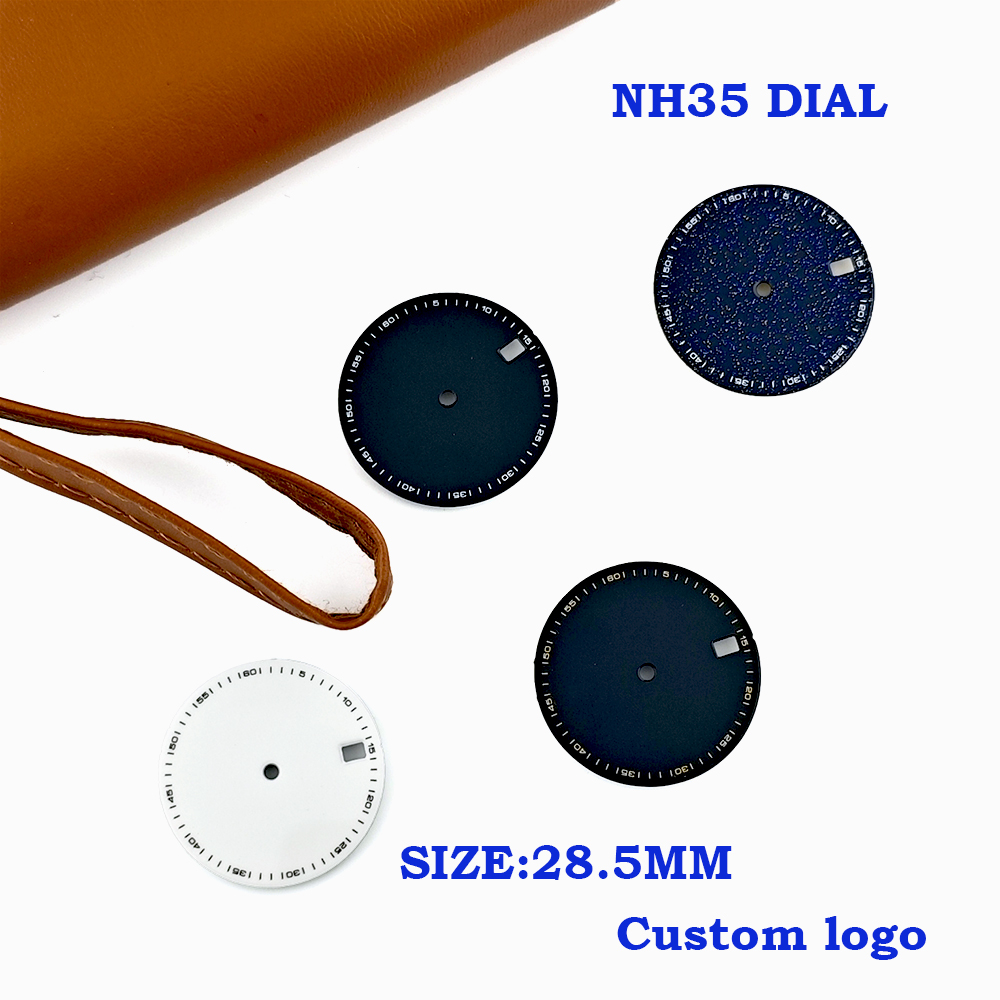 28.5mm Customized Logo NH35 Bl - Men Accessories Logo review and price