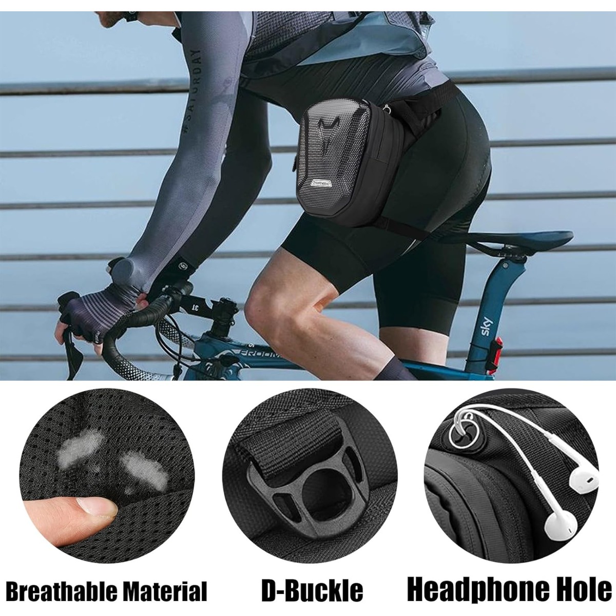 Motorcycle Waist Pack Drop Leg - Men Accessories Kit Bag review and price