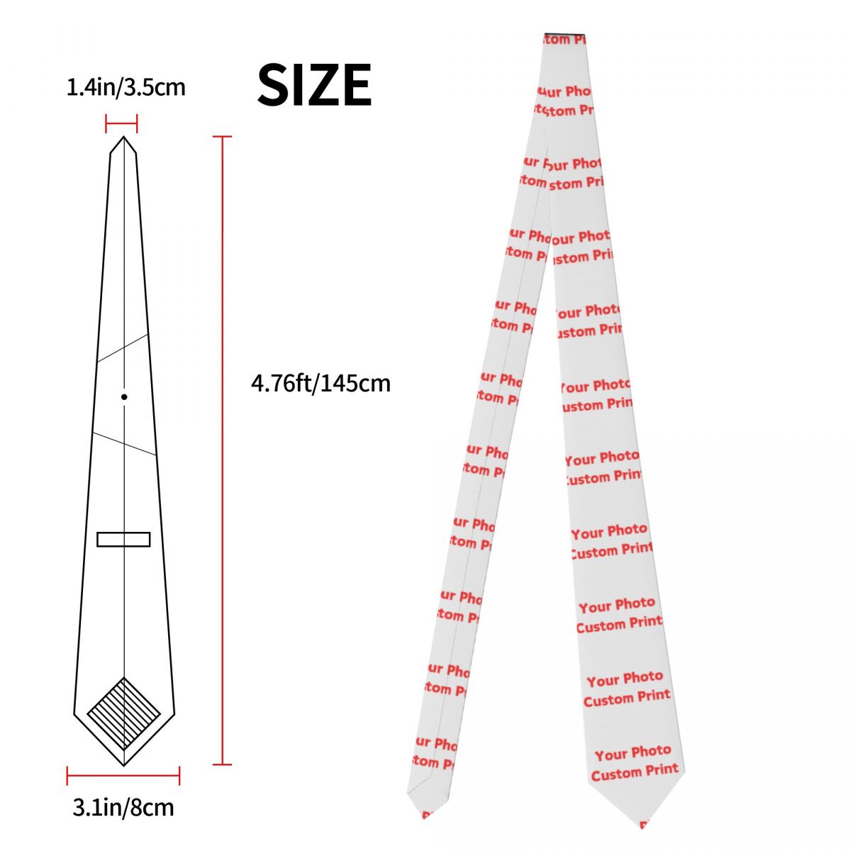 Mens Tie Your Photo Custom Pri - Men Accessories Photos review and price