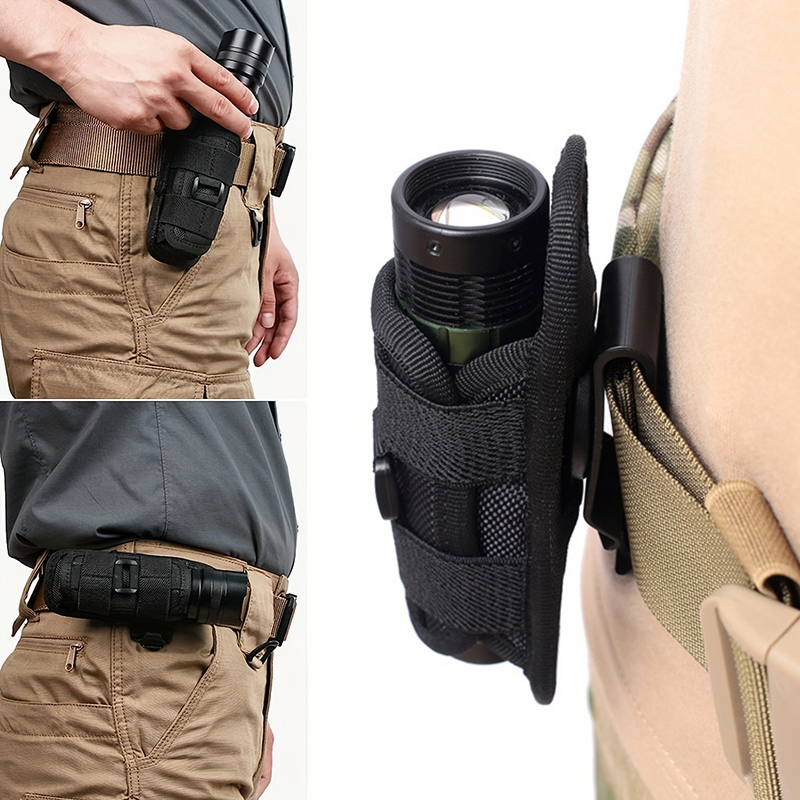 Tactical Flashlight Pouch Belt - Men Accessories Kit Bag review and price