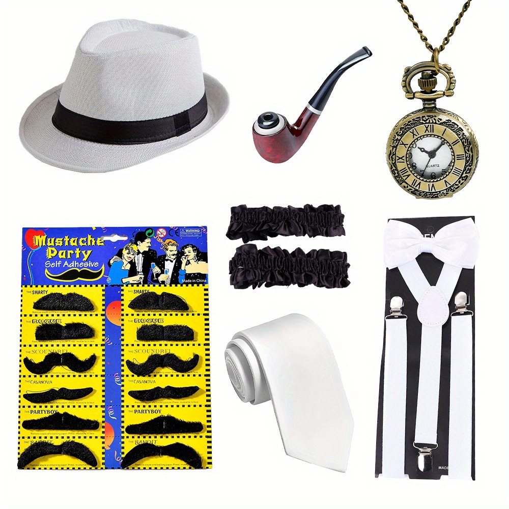 1920s Mens Gatsby Gangster Cos - Men'S Accessories In The 1920S review and price