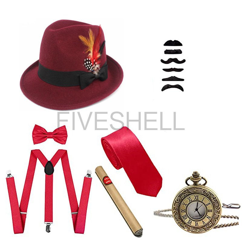Mens 1920s Gatsby Gangster Cos - Men'S Accessories In The 1920S review and price