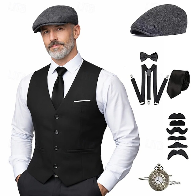 plus size Men 1920s Roaring Ga - Men'S Accessories In The 1920S review and price