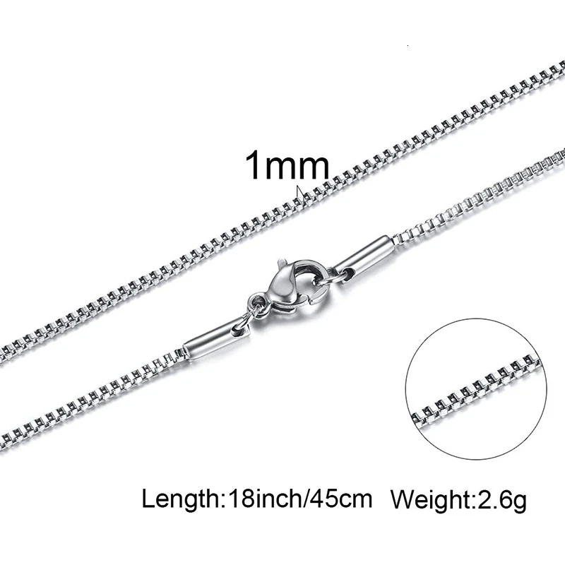 Mens Thin Box Chain Necklace,1 - Men Accessories Gift Box review and price