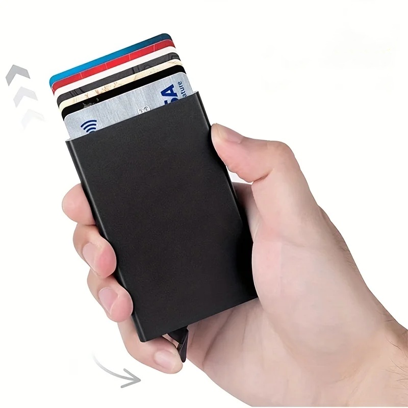 Smart Wallet Card Holder Metal - Card Case Minimalist review and price