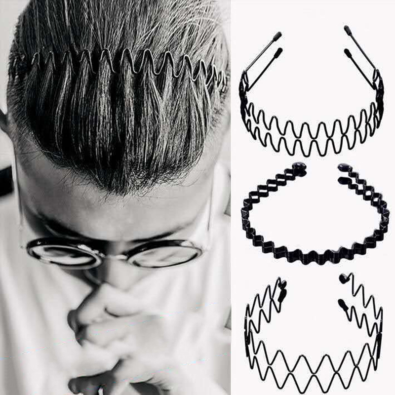 Unisex Metal Wavy Spring Hair  - Men Accessories Earrings review and price