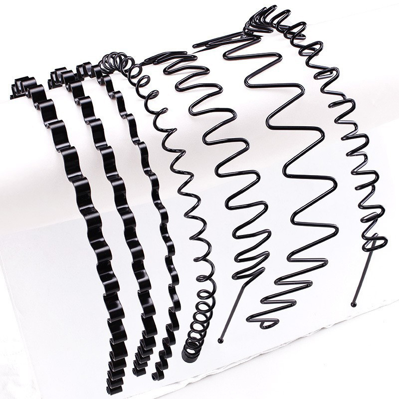 Unisex Metal Wavy Spring Hair  - Men Accessories Earrings review and price