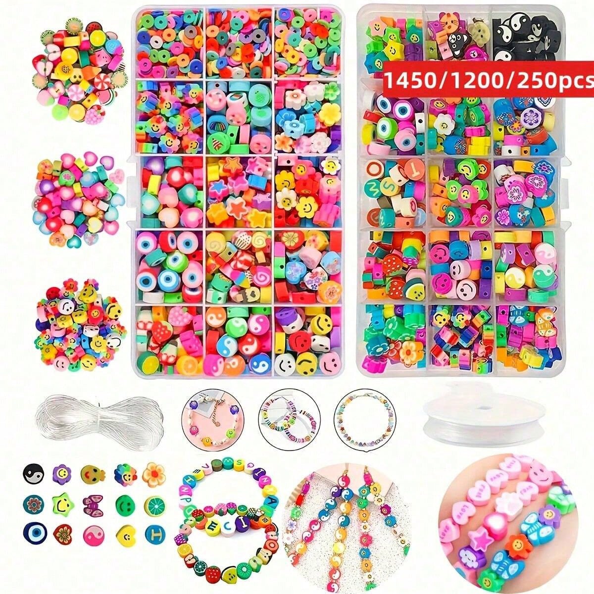 1450/1200/250pcs Polymer Clay  - Men Accessories Earrings review and price