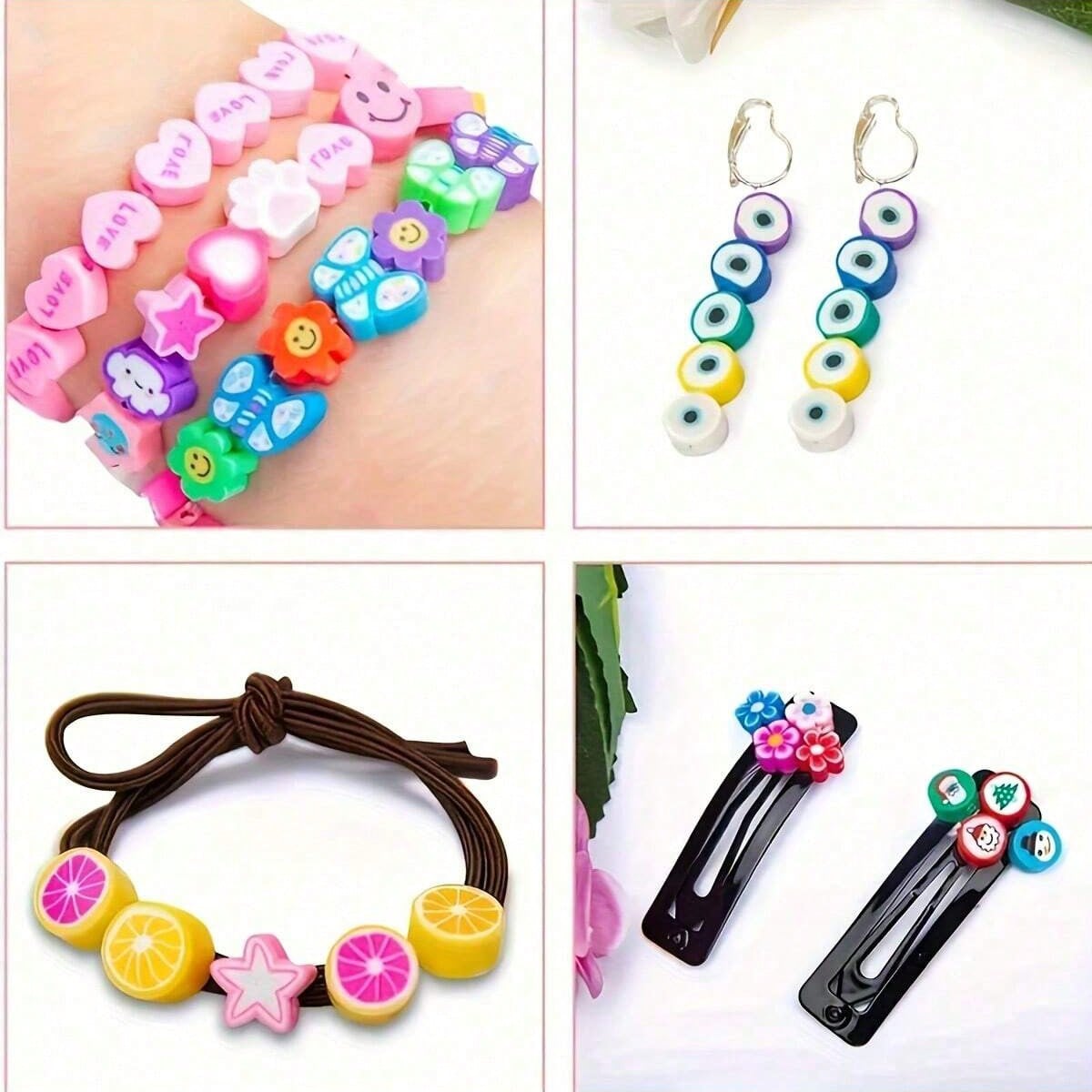 1450/1200/250pcs Polymer Clay  - Men Accessories Earrings review and price