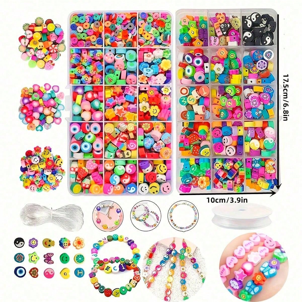 1450/1200/250pcs Polymer Clay  - Men Accessories Earrings review and price