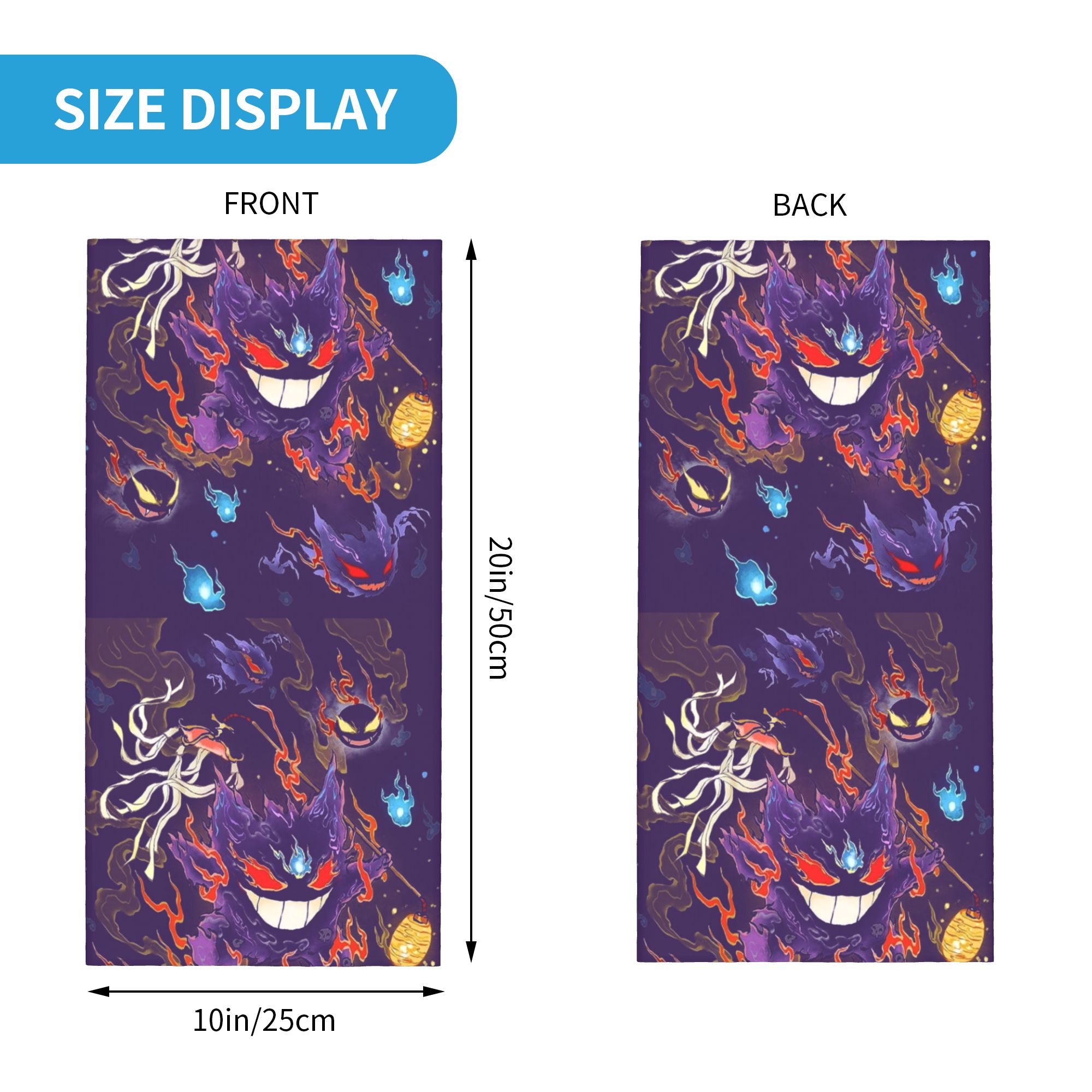 Custom Pokemoned Gengars Banda - Men Accessories For Neck review and price