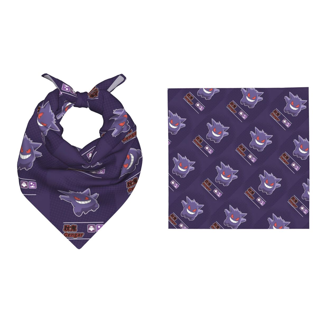 55CM Pokemoned Gengars Bandana - Men Accessories For Neck review and price