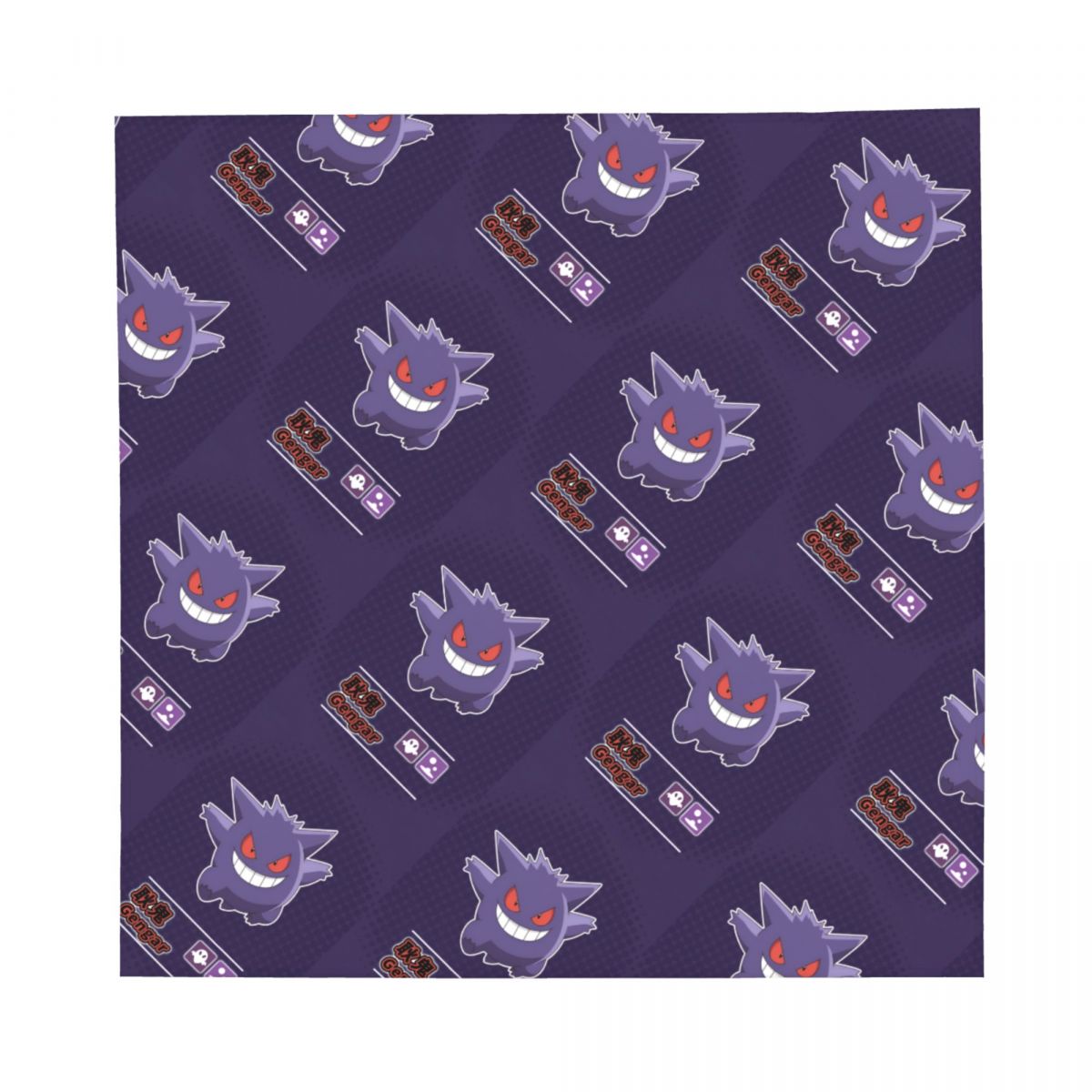 55CM Pokemoned Gengars Bandana - Men Accessories For Neck review and price