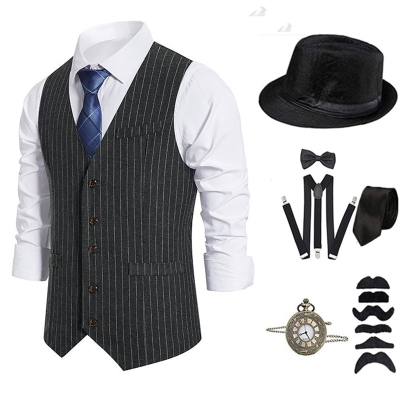 Men's Gangster Costume And Acc - Men'S Accessories In The 1920S review and price