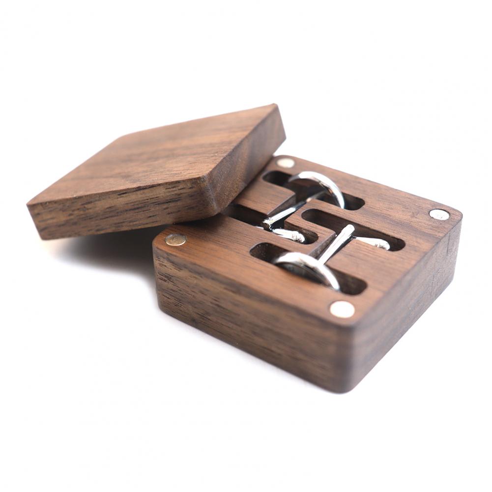 Walnut Cufflink Box Solid Wood - Men Accessories Gift Box review and price