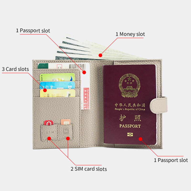 Genuine Cow Leather Passport H - Bifold Leather Wallet review and price