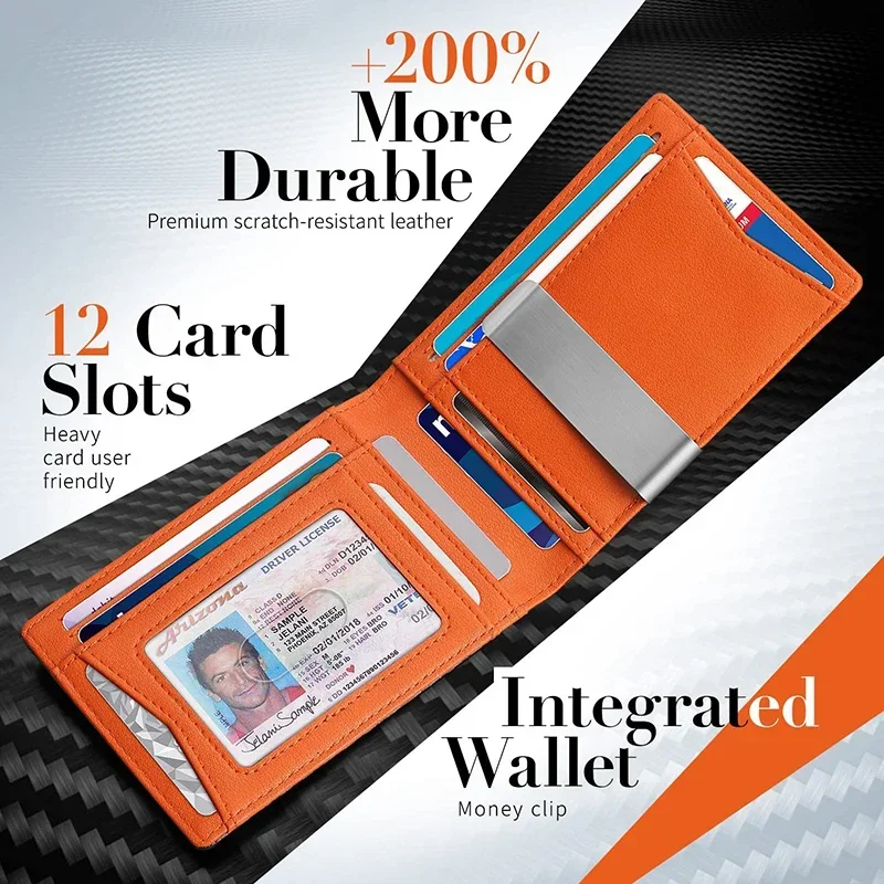 Carbon Fiber Men Wallets Credi - Money Clip Slim review and price