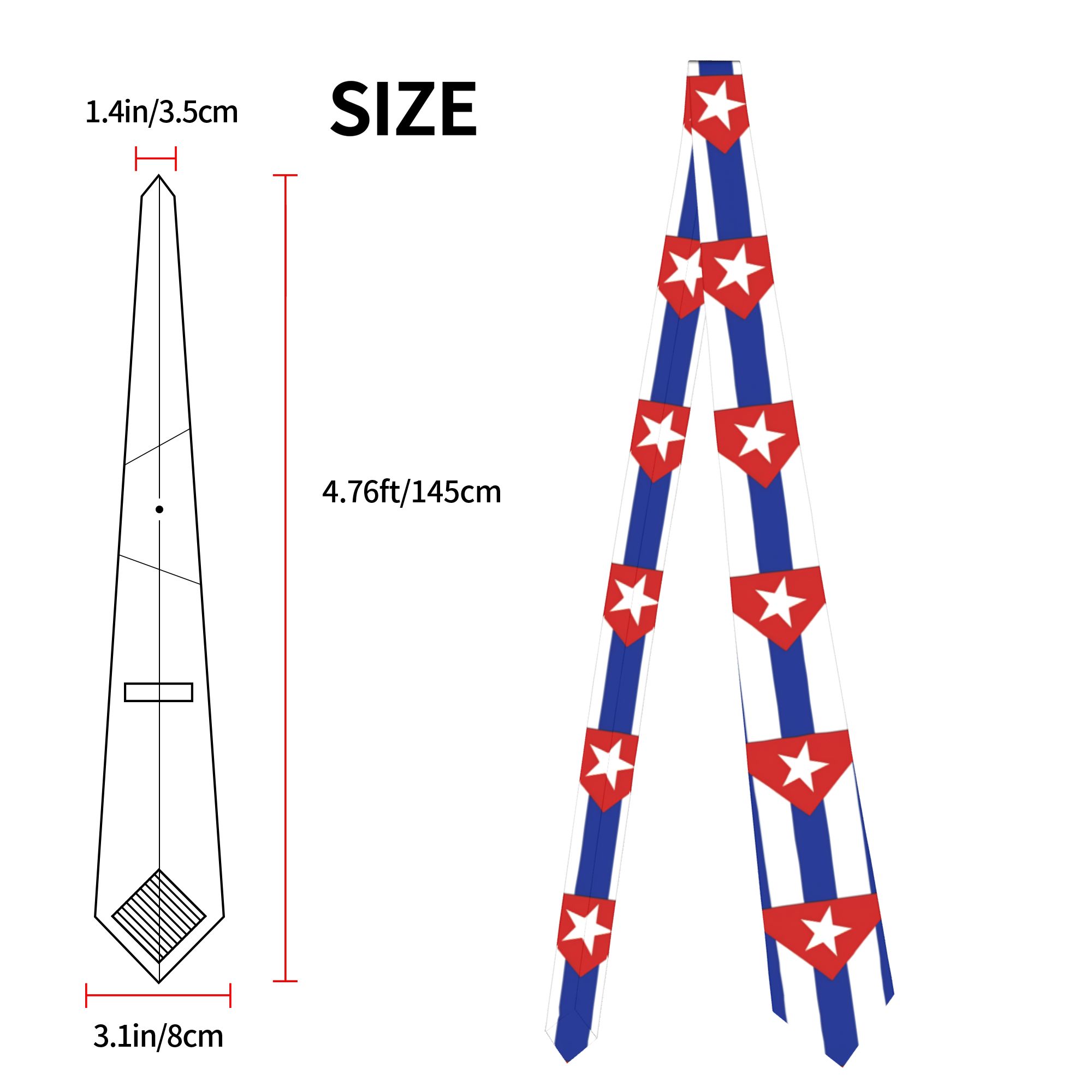 Cuba National Flag Bold Design - Men Accessories For Neck review and price