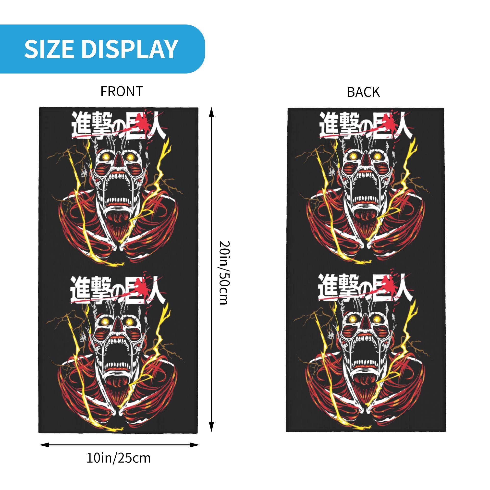 Skull Japane Manga Attack on T - Men Accessories For Neck review and price