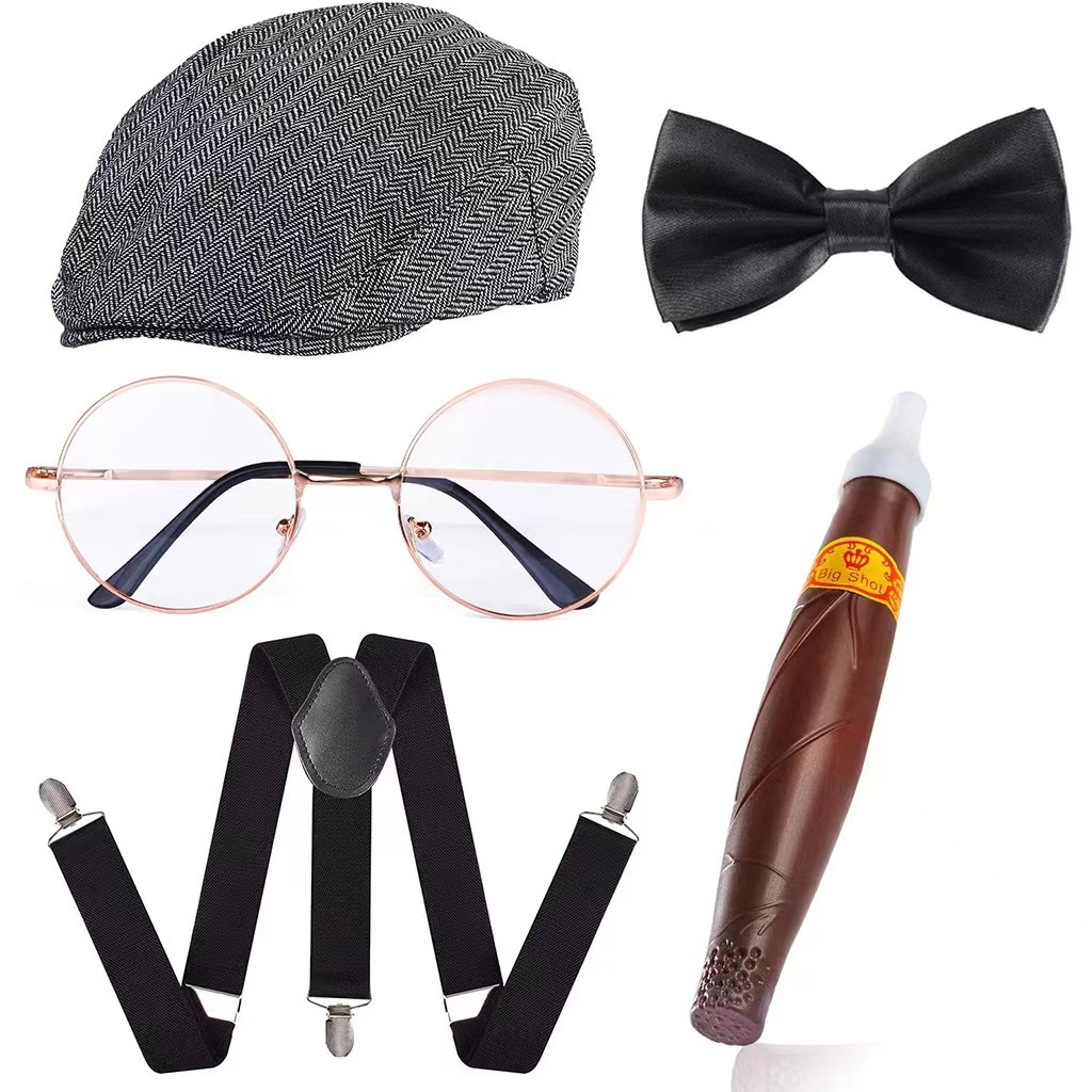 Cosplay Holiday Party Old Man  - Men'S Accessories In The 1920S review and price