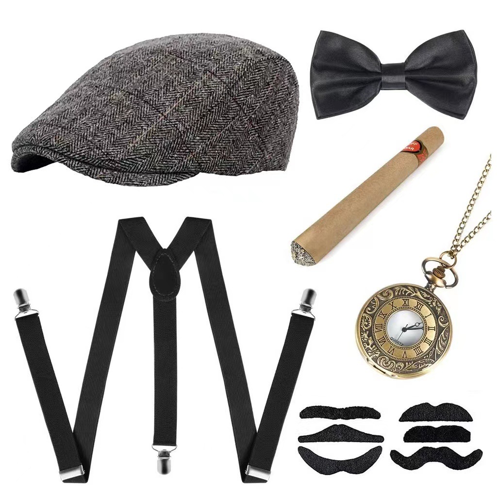 Cosplay Holiday Party Old Man  - Men'S Accessories In The 1920S review and price