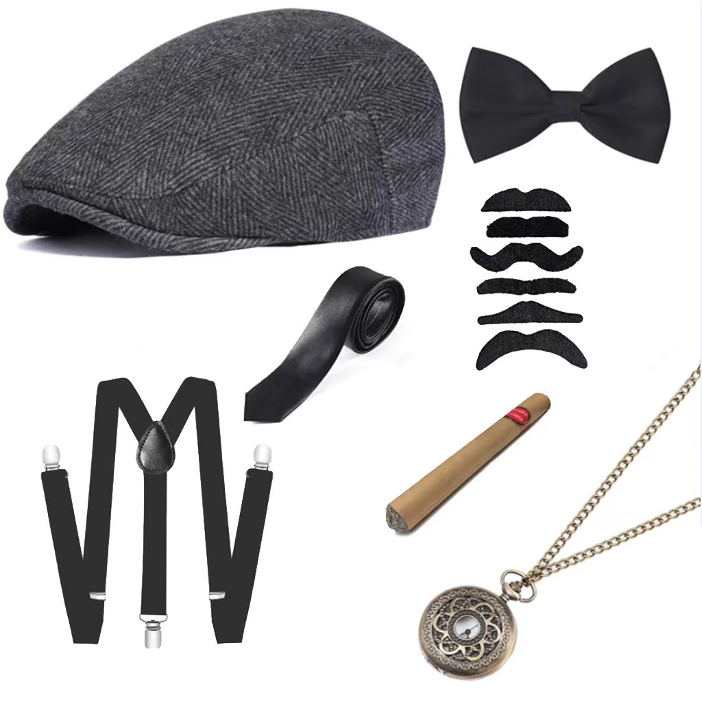 Cosplay Holiday Party Old Man  - Men'S Accessories In The 1920S review and price