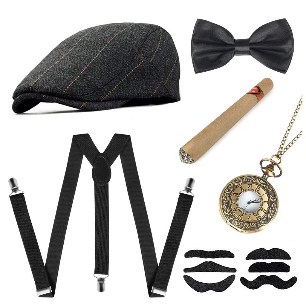 Cosplay Holiday Party Old Man  - Men'S Accessories In The 1920S review and price