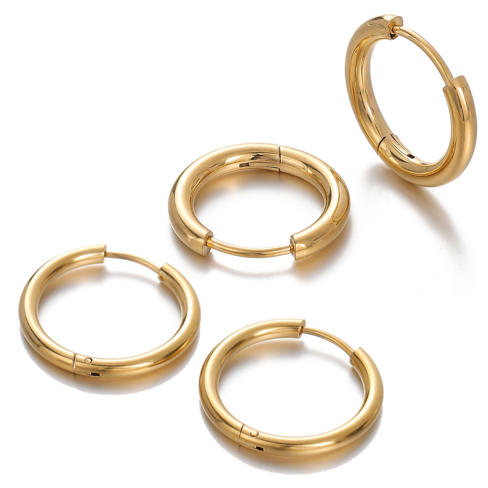 2 pcs 8/10/12/14/16/18mm Stain - Men Accessories Earrings review and price