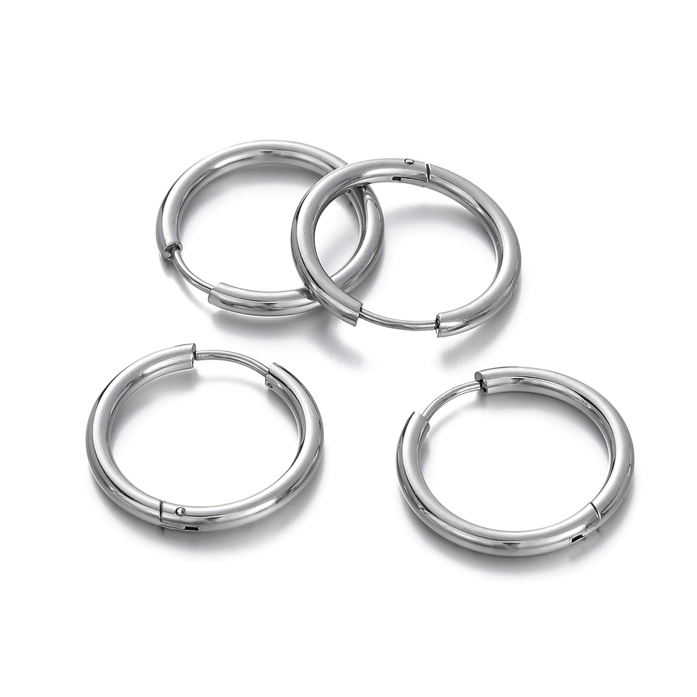 2 pcs 8/10/12/14/16/18mm Stain - Men Accessories Earrings review and price