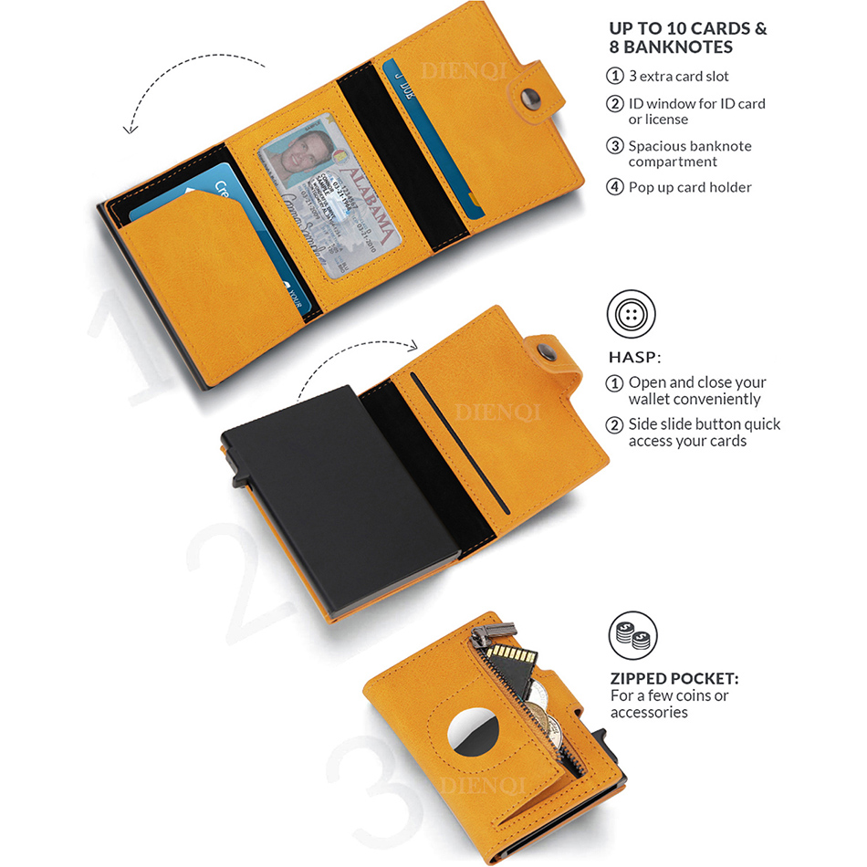 Airtag Wallet Rfid Credit Card - Card Case Minimalist review and price
