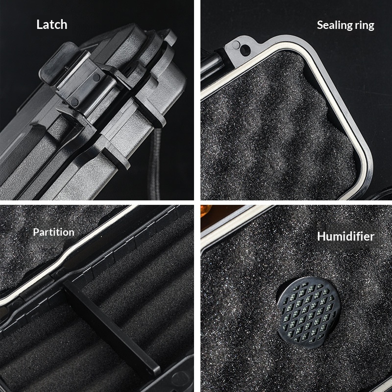 Portable Cigar Humidor With Hu - Men Accessories Gift Box review and price