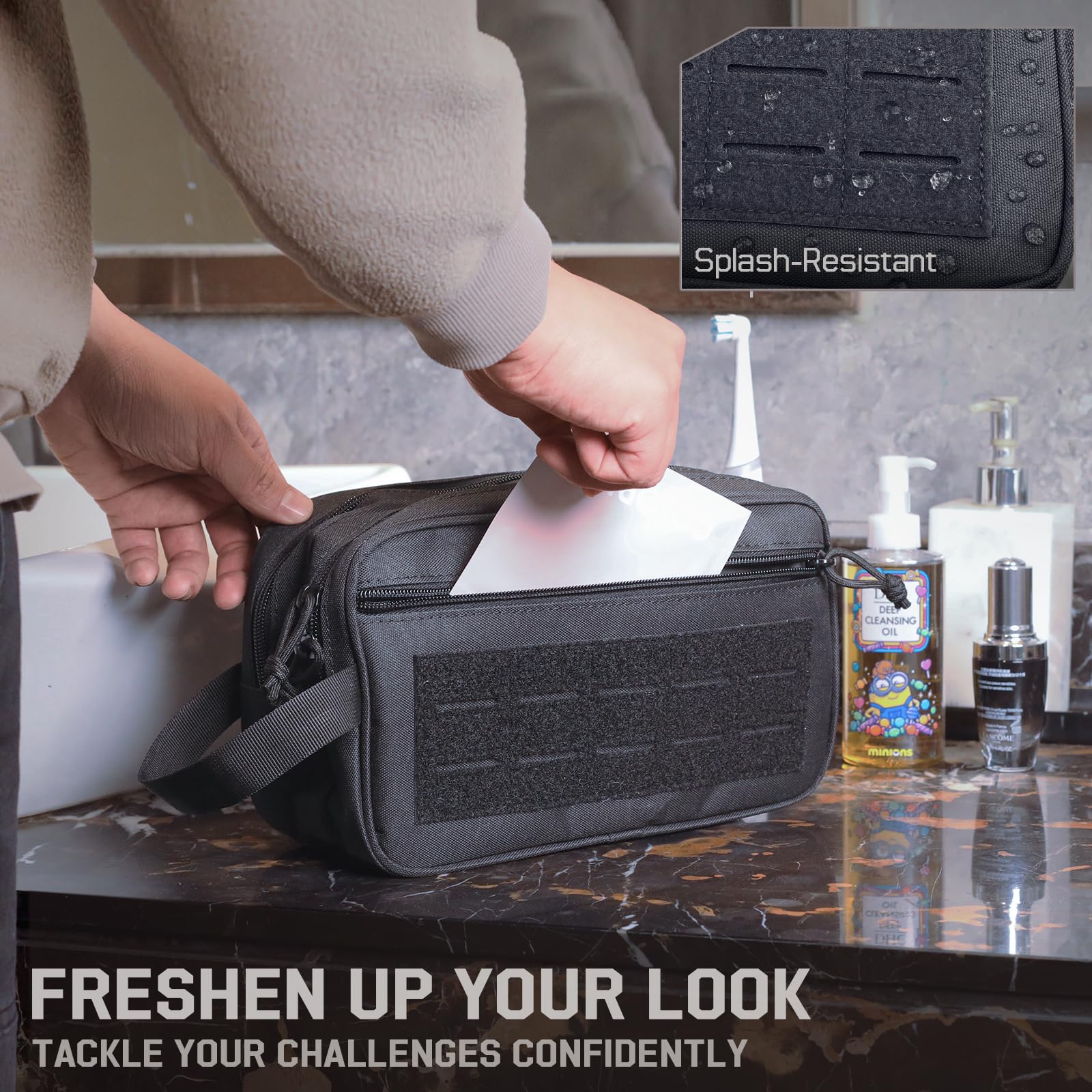 Tactical Toiletry Bag for Men, - Men Accessories Kit Bag review and price