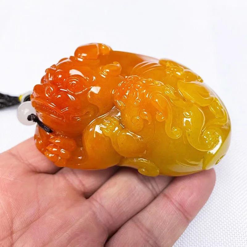 Natural Huang Longyu Pixiu Pen - Men Accessories Wrist review and price