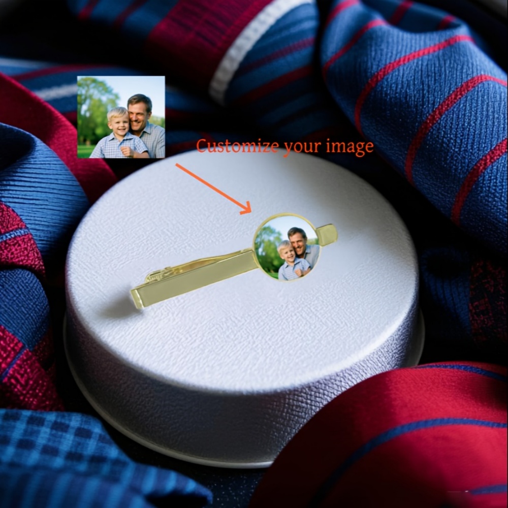 Custom Photo Engraved Text Tie - Men Accessories Photos review and price