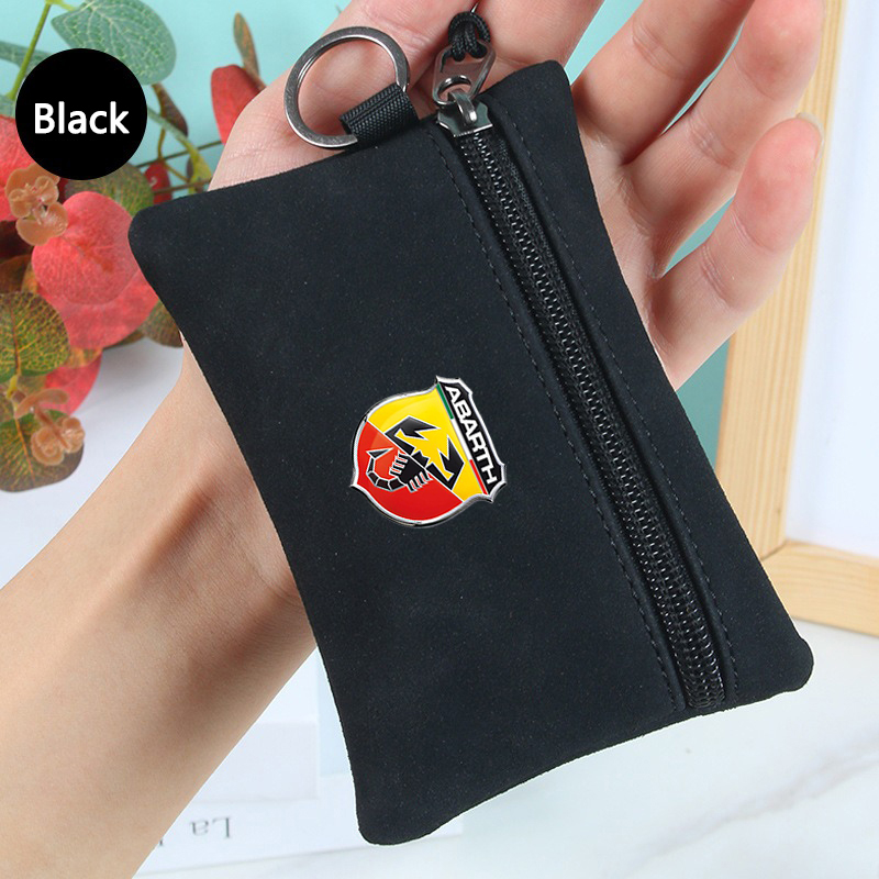 Car Logo Suede Wallet Zipper K - Men Accessories Logo review and price
